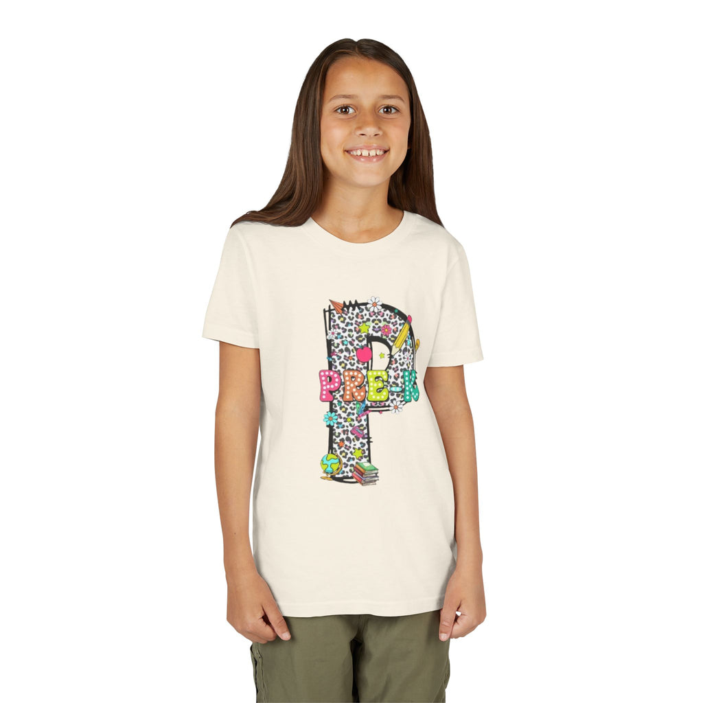 Youth T-Shirt | Colorful Patterned 'Pre-K'