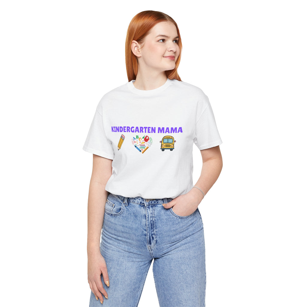 Kindergarten Mama T-Shirt | Cute School Mom Tee