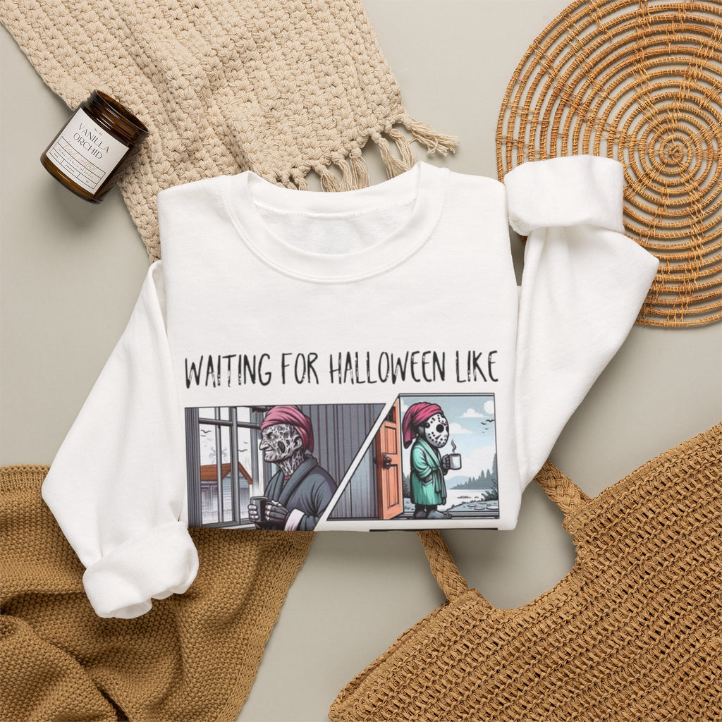 Halloween Waiting Crewneck Sweatshirt