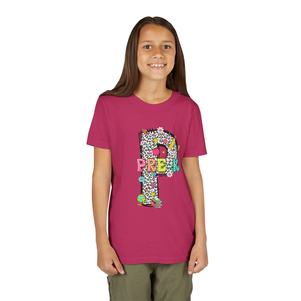 Youth T-Shirt | Colorful Patterned 'Pre-K'