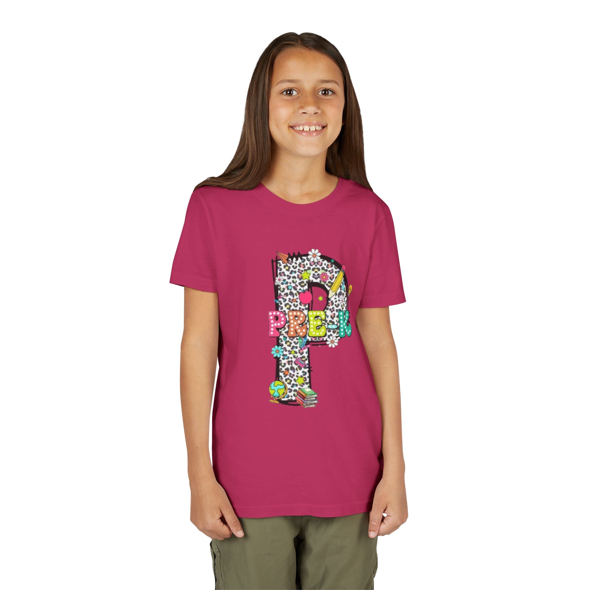 Youth T-Shirt | Colorful Patterned 'Pre-K'