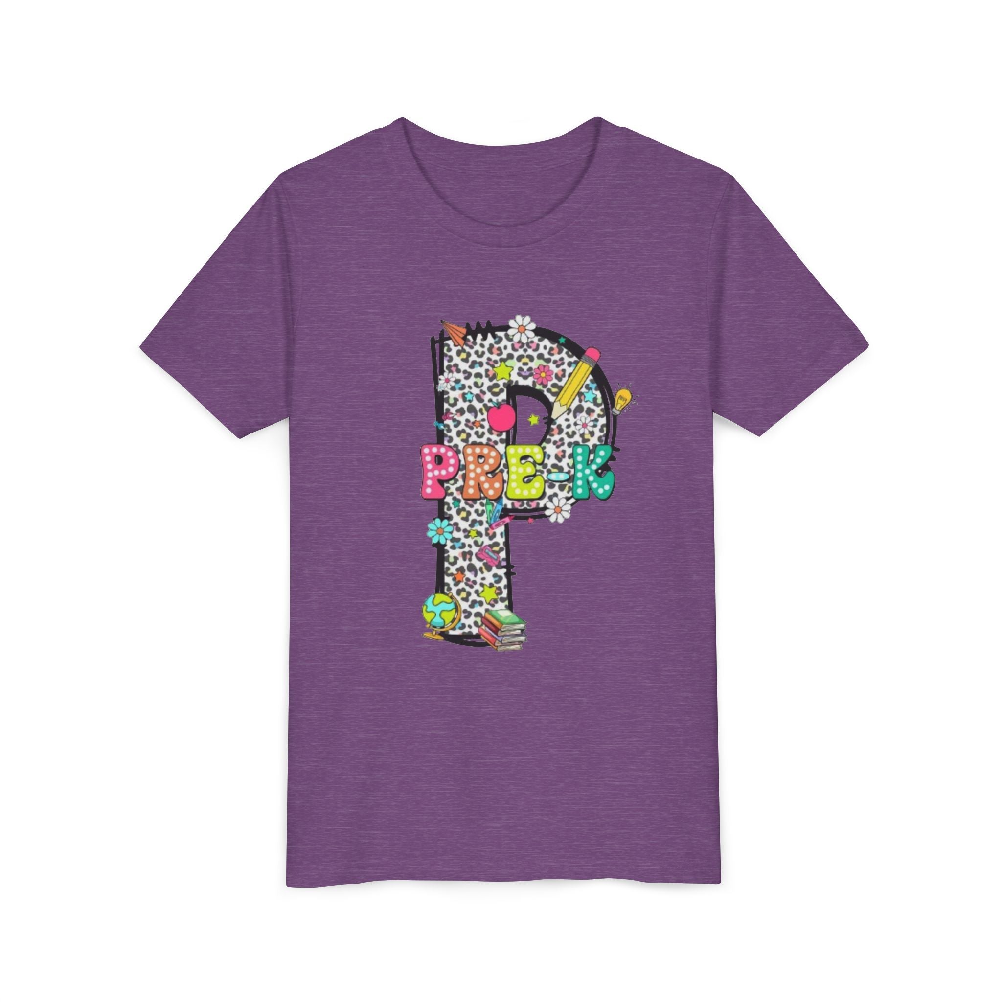 Youth T-Shirt | Colorful Patterned 'Pre-K'