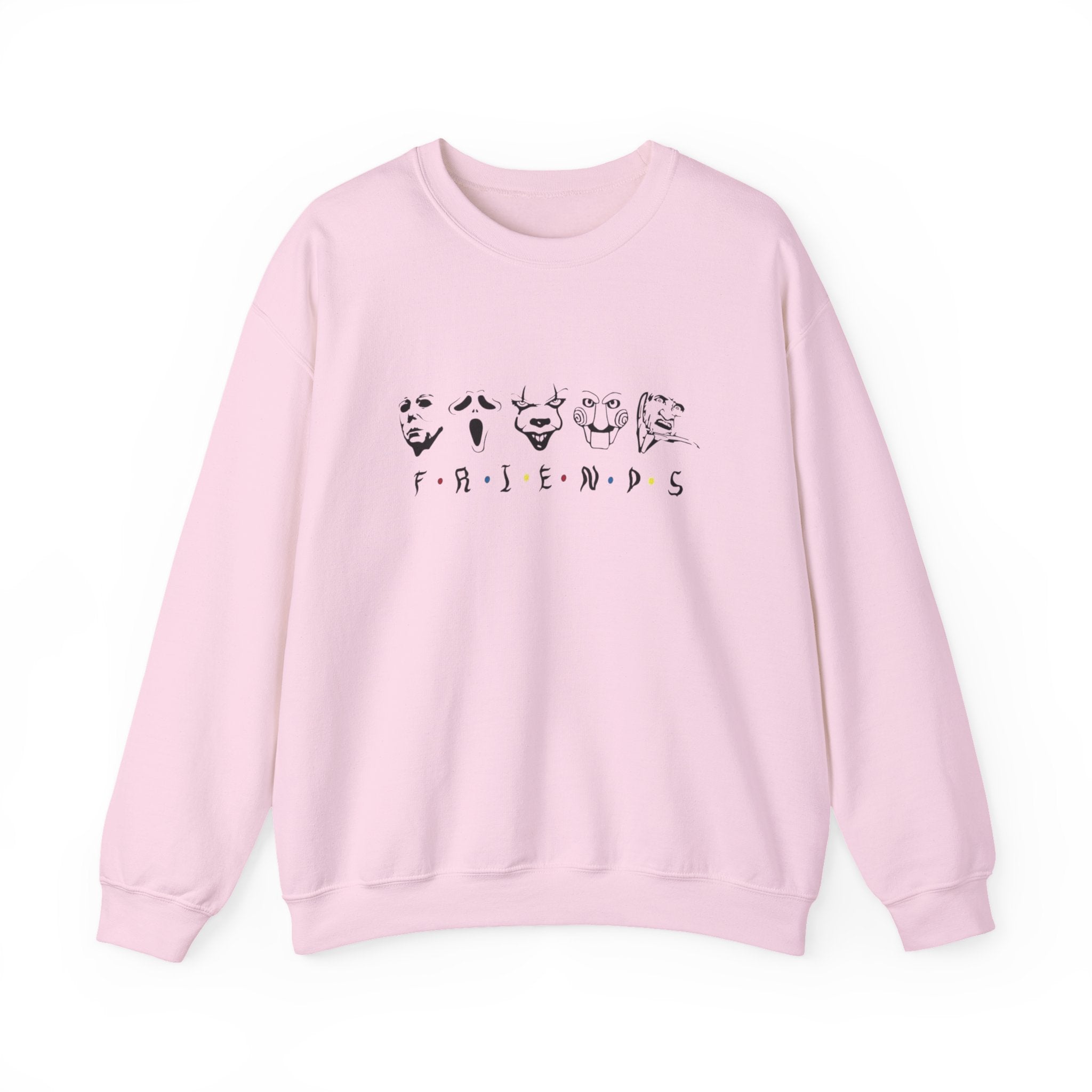 The Faces Of Halloween Crewneck Sweatshirt
