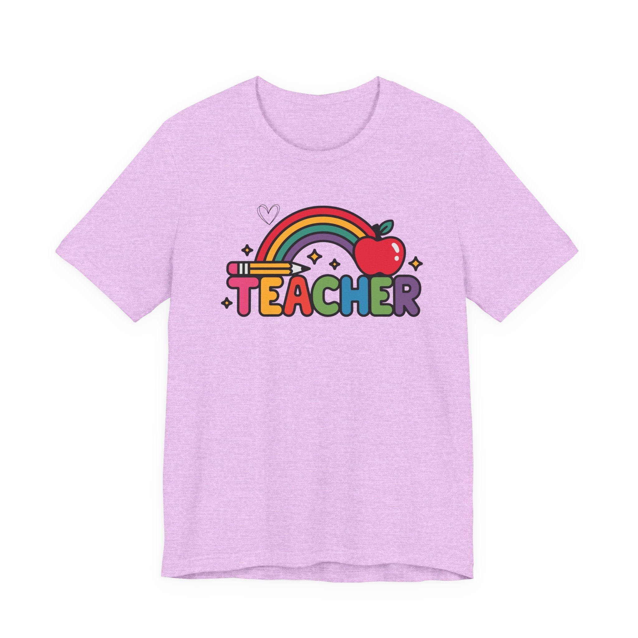 Teacher Rainbow Apple T-Shirt