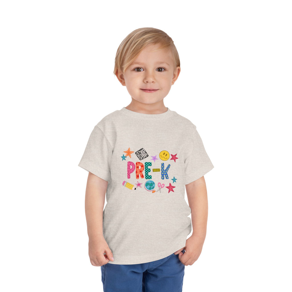 Pre-K Toddler Tee | Colorful Back-to-School Preschool Shirt