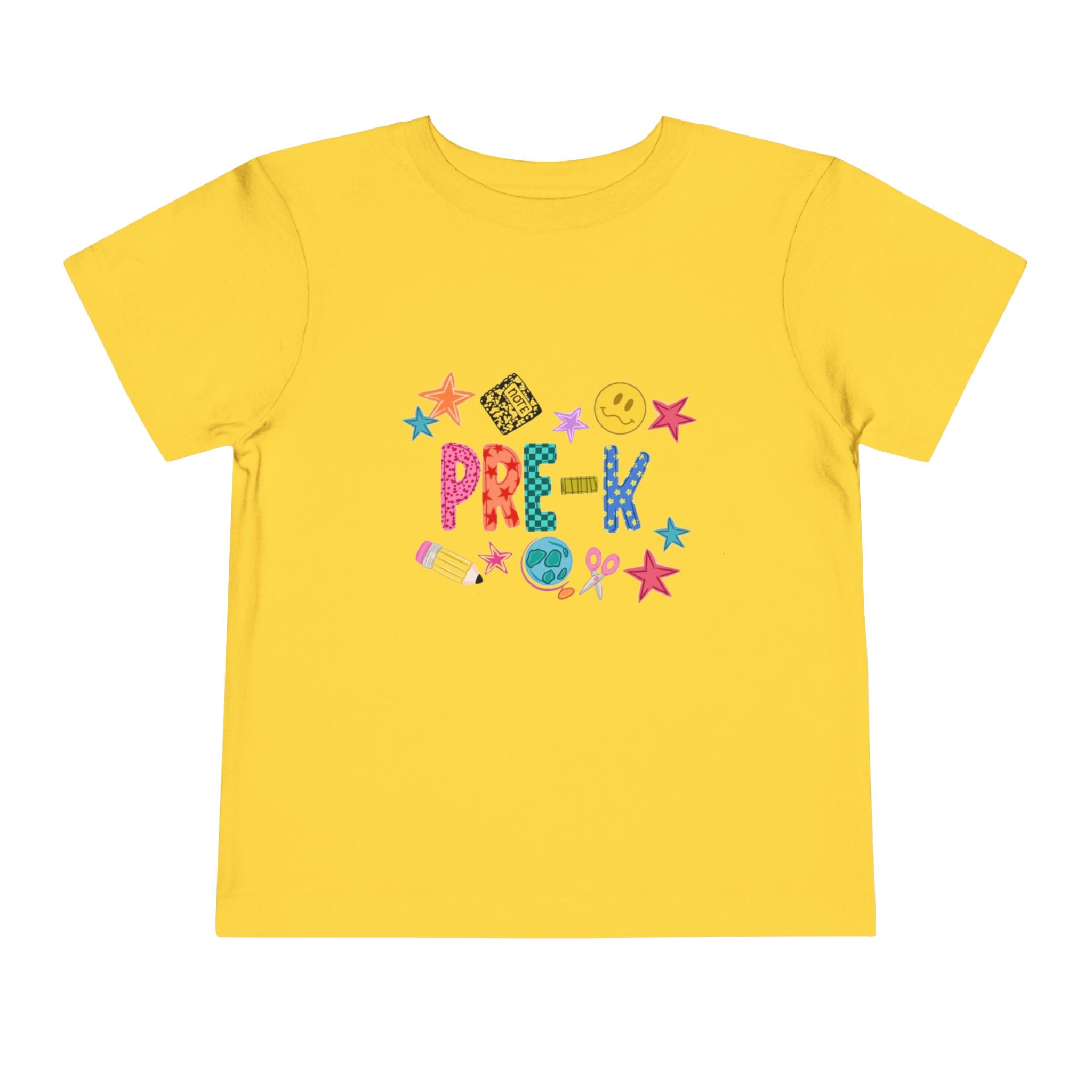 Pre-K Toddler Tee | Colorful Back-to-School Preschool Shirt