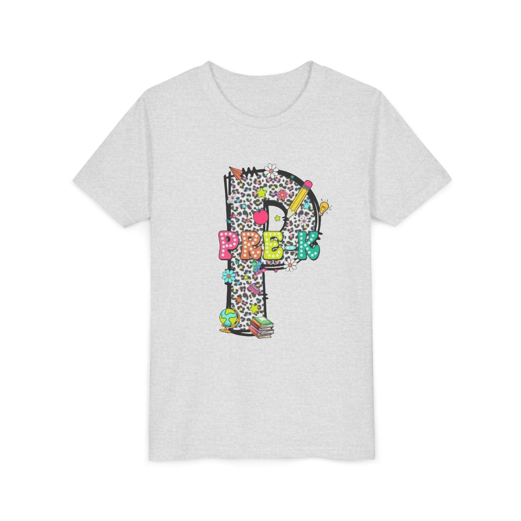 Youth T-Shirt | Colorful Patterned 'Pre-K'