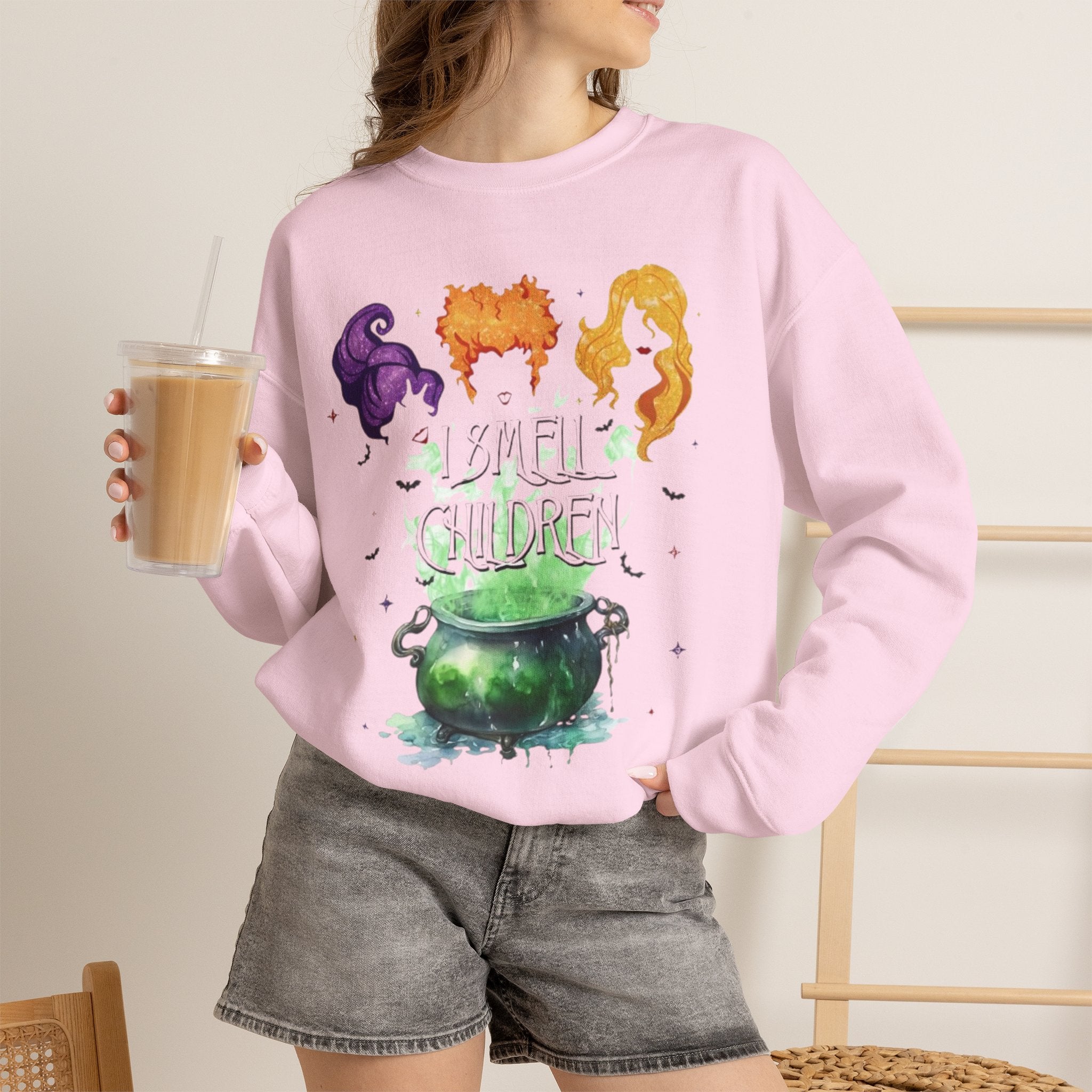 "I smell children" Hocus Pocus Crewneck
