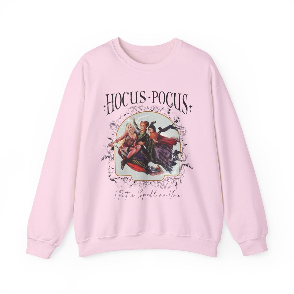 Hocus Pocus Vintage Witch Crewneck Sweatshirt | “I Put a Spell on You”