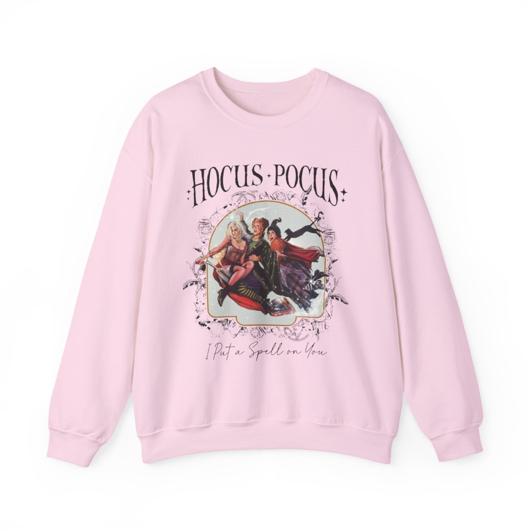 Hocus Pocus Vintage Witch Crewneck Sweatshirt | “I Put a Spell on You”