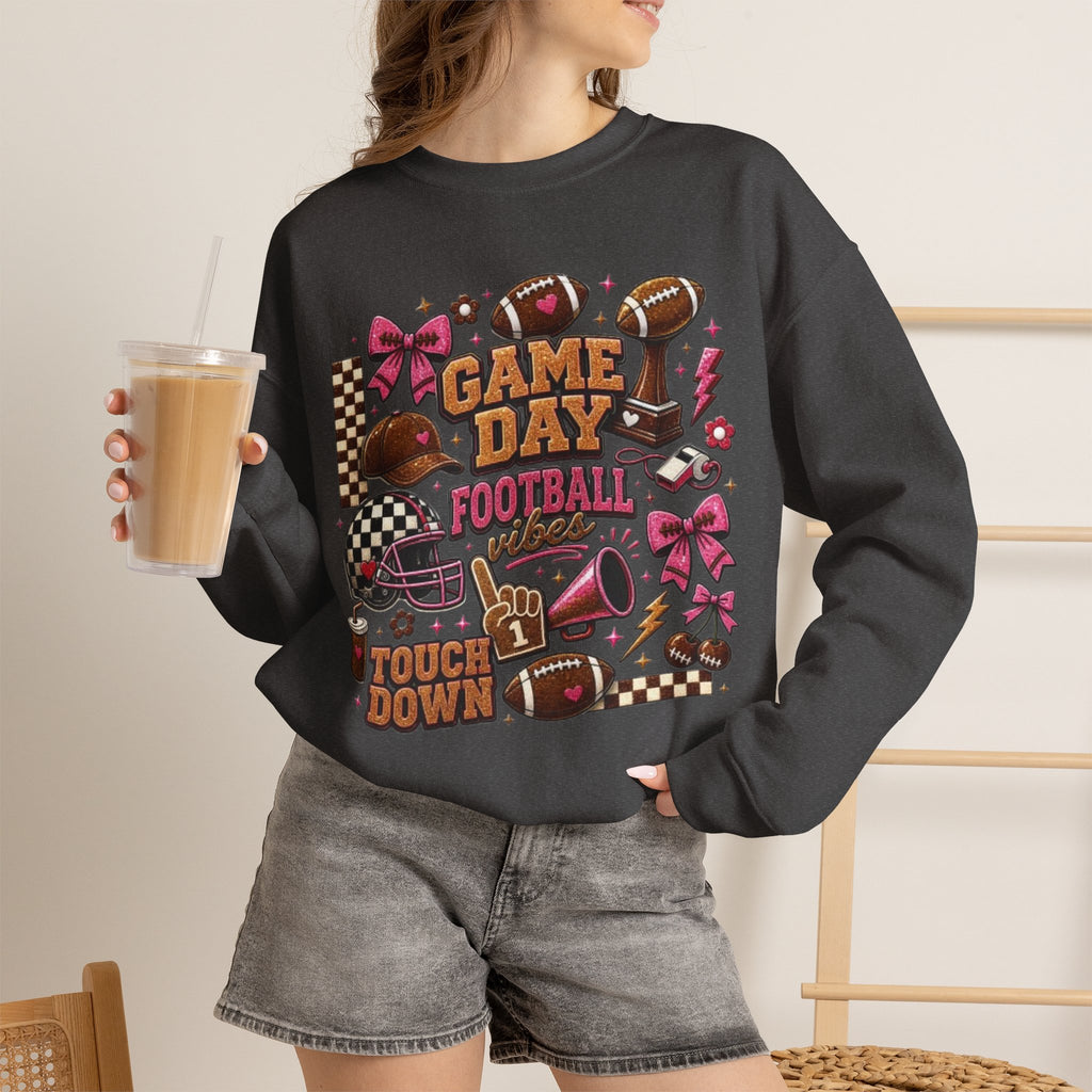 Game Day Football Crewneck Sweatshirt