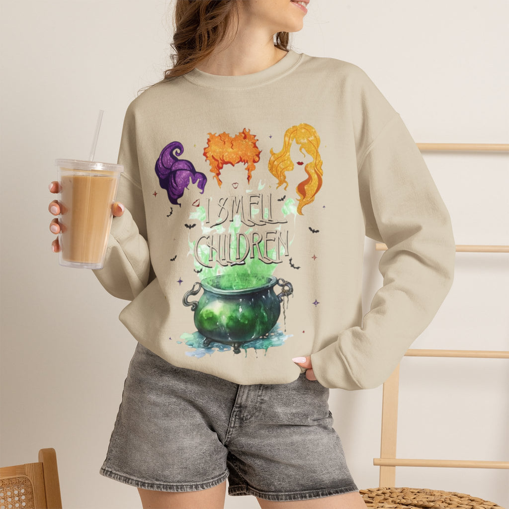 "I smell children" Hocus Pocus Crewneck