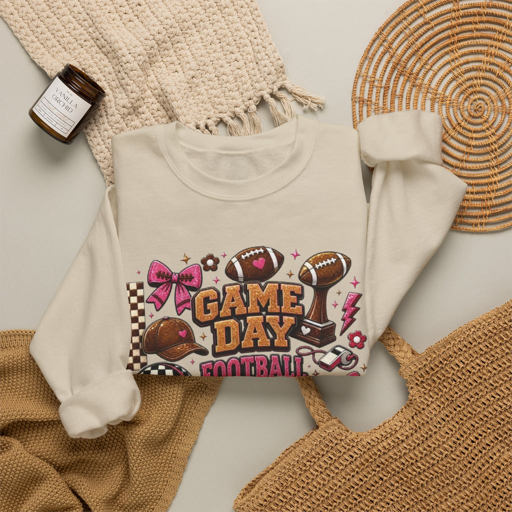Game Day Football Crewneck Sweatshirt