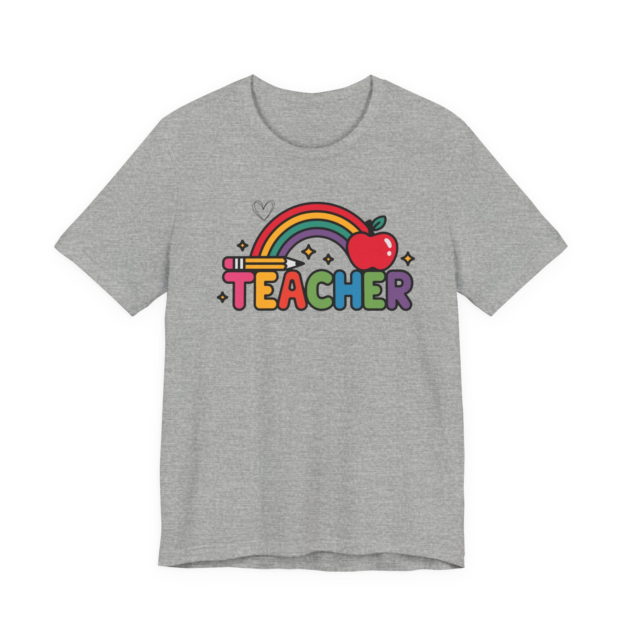 Teacher Rainbow Apple T-Shirt