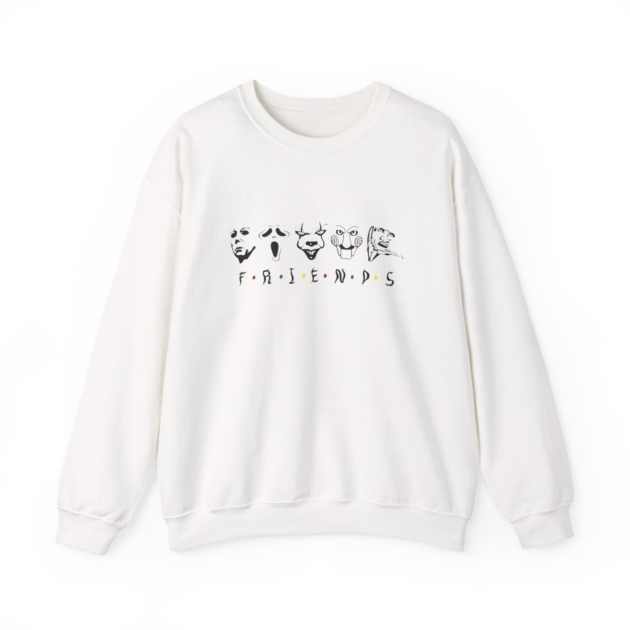 The Faces Of Halloween Crewneck Sweatshirt