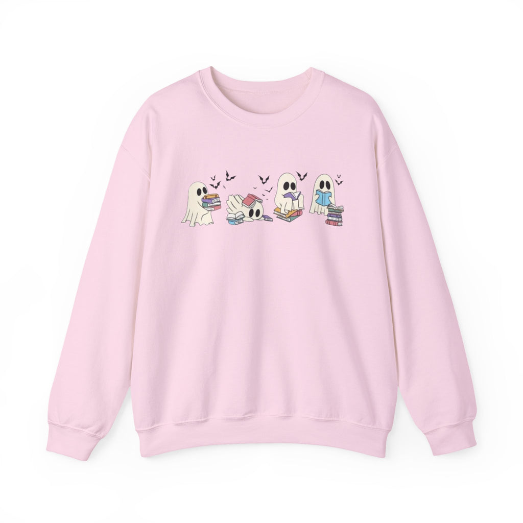 Ghost Book Reading Graphic Crewneck
