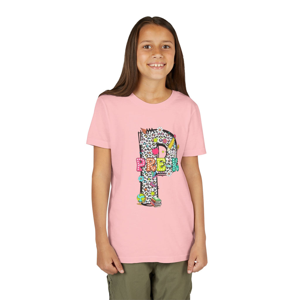 Youth T-Shirt | Colorful Patterned 'Pre-K'