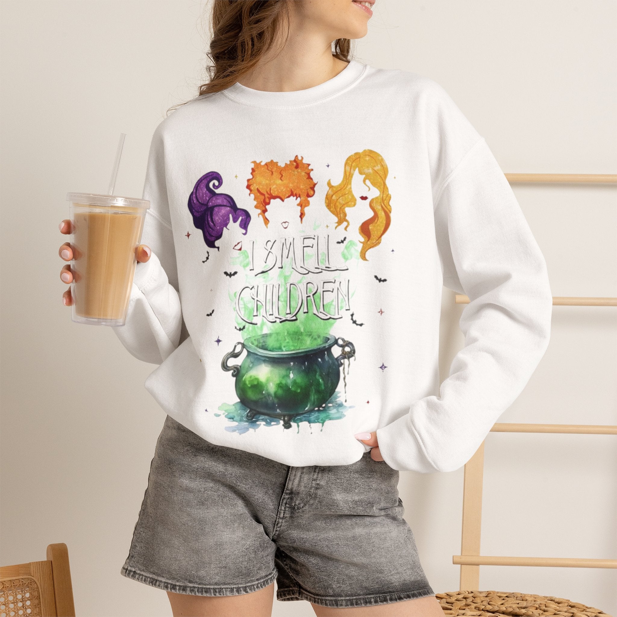"I smell children" Hocus Pocus Crewneck