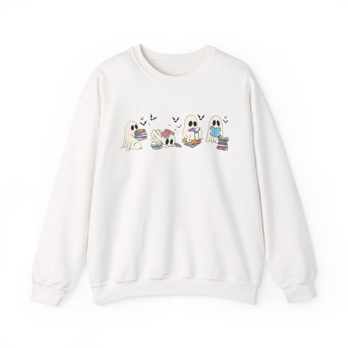 Ghost Book Reading Graphic Crewneck