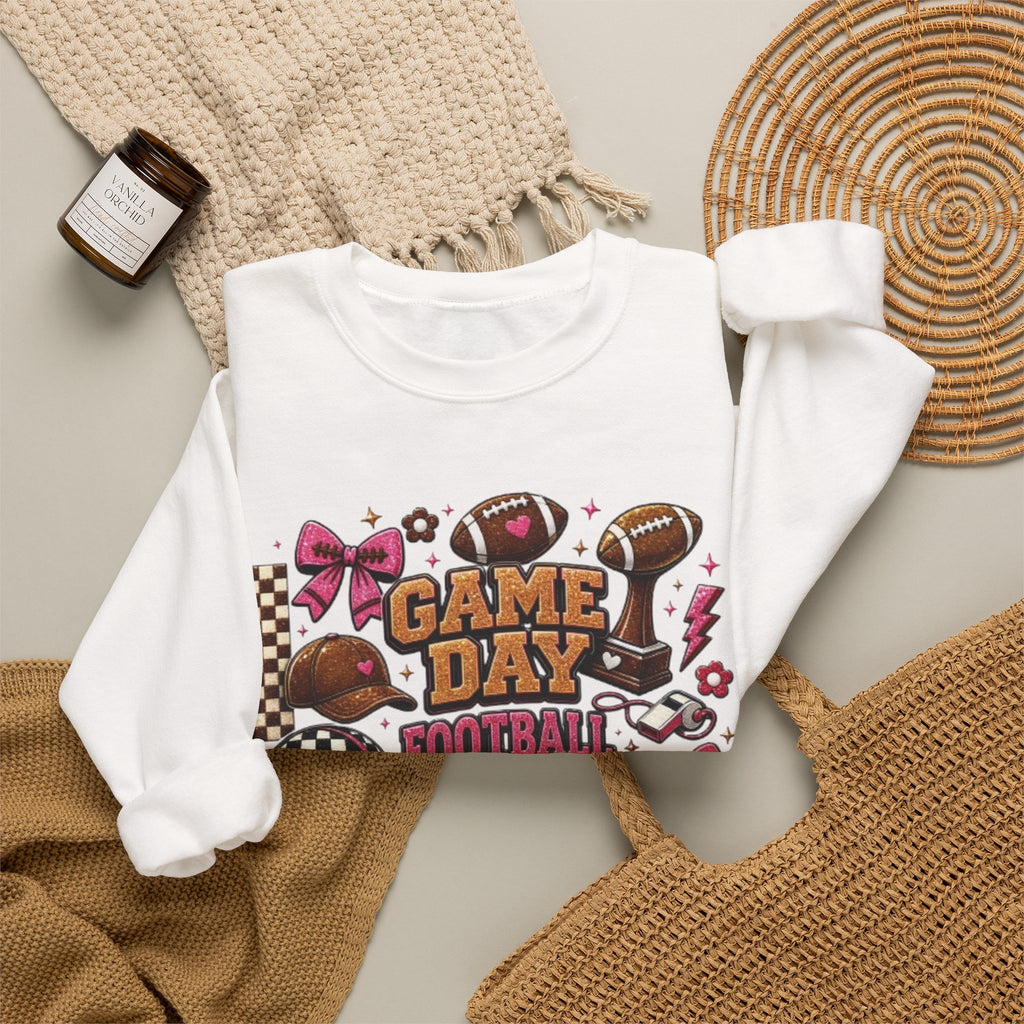 Game Day Football Crewneck Sweatshirt