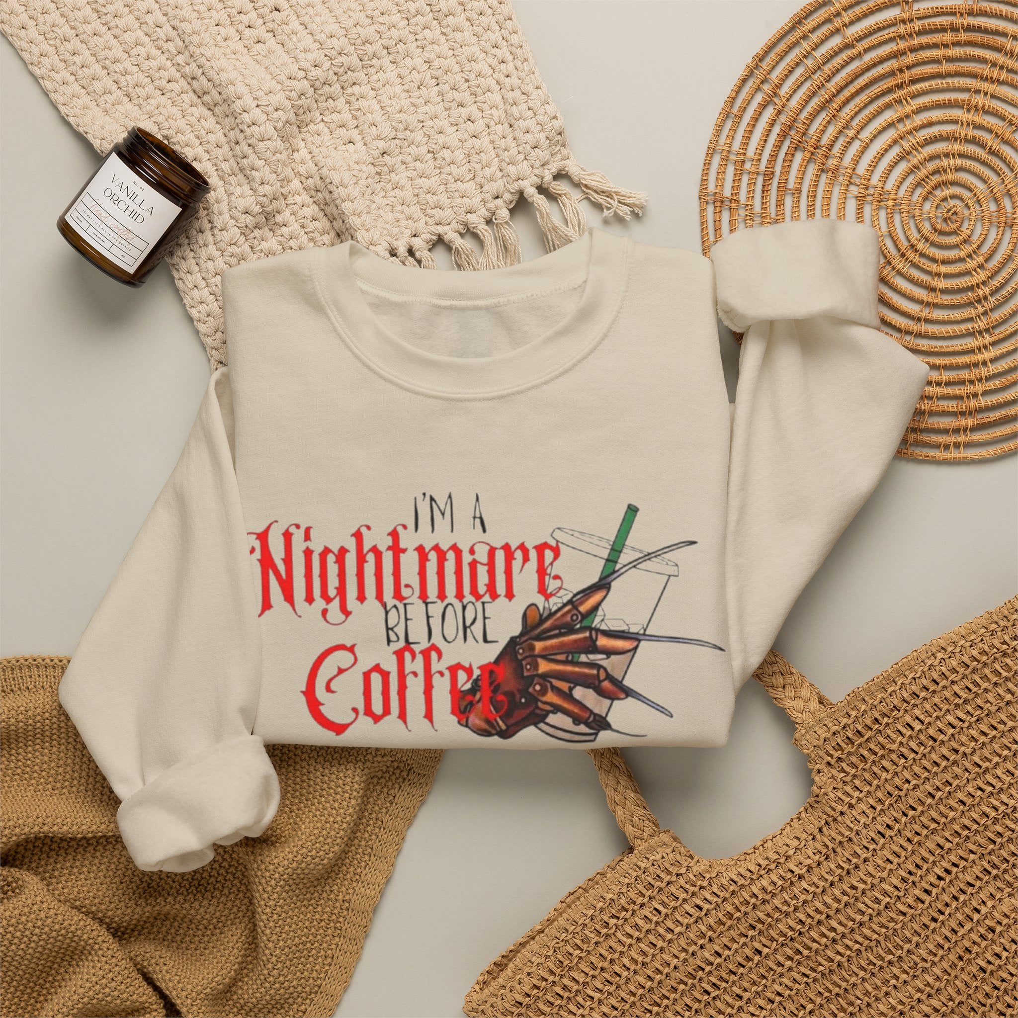 Nightmare Before Coffee Sweatshirt