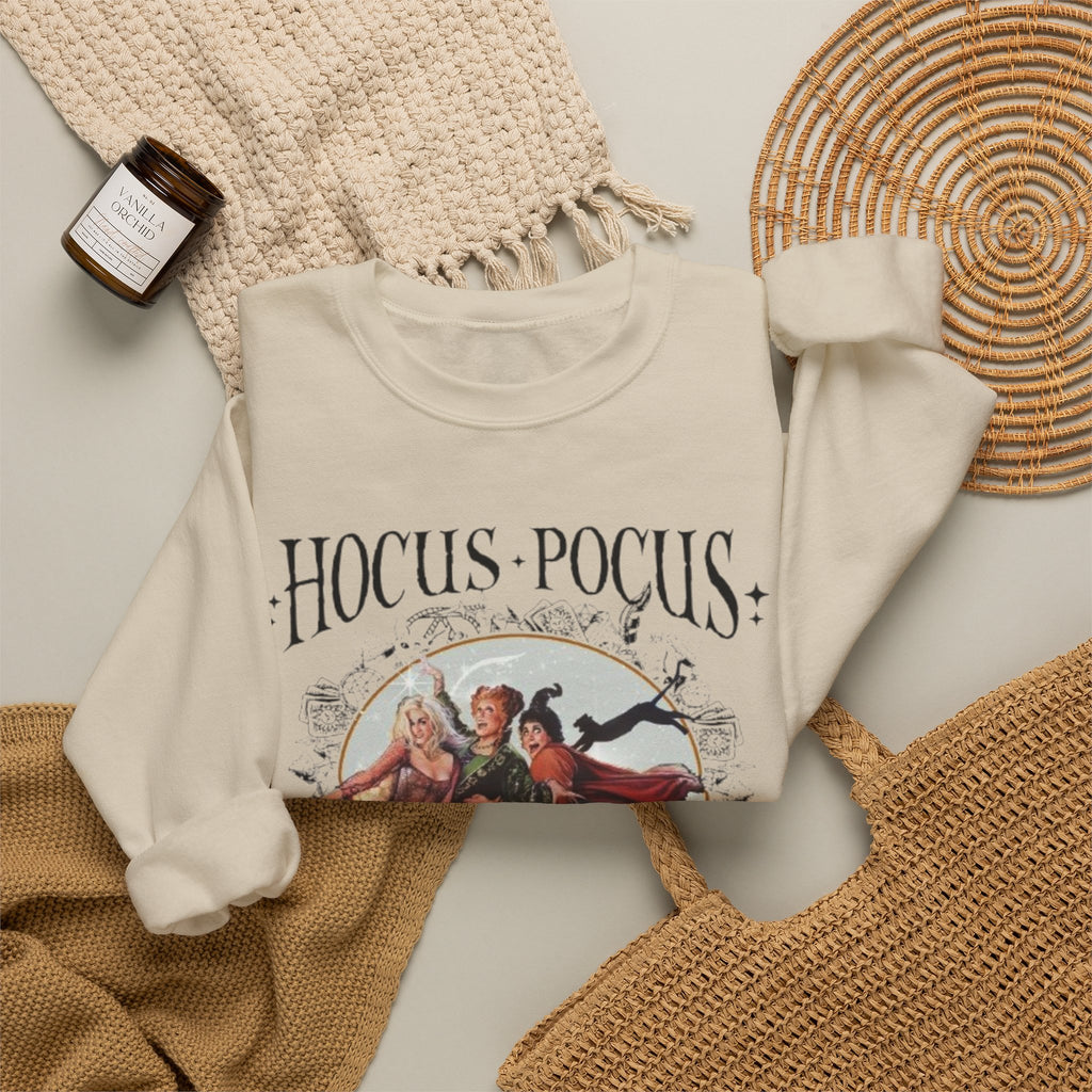 Hocus Pocus Vintage Witch Crewneck Sweatshirt | “I Put a Spell on You”