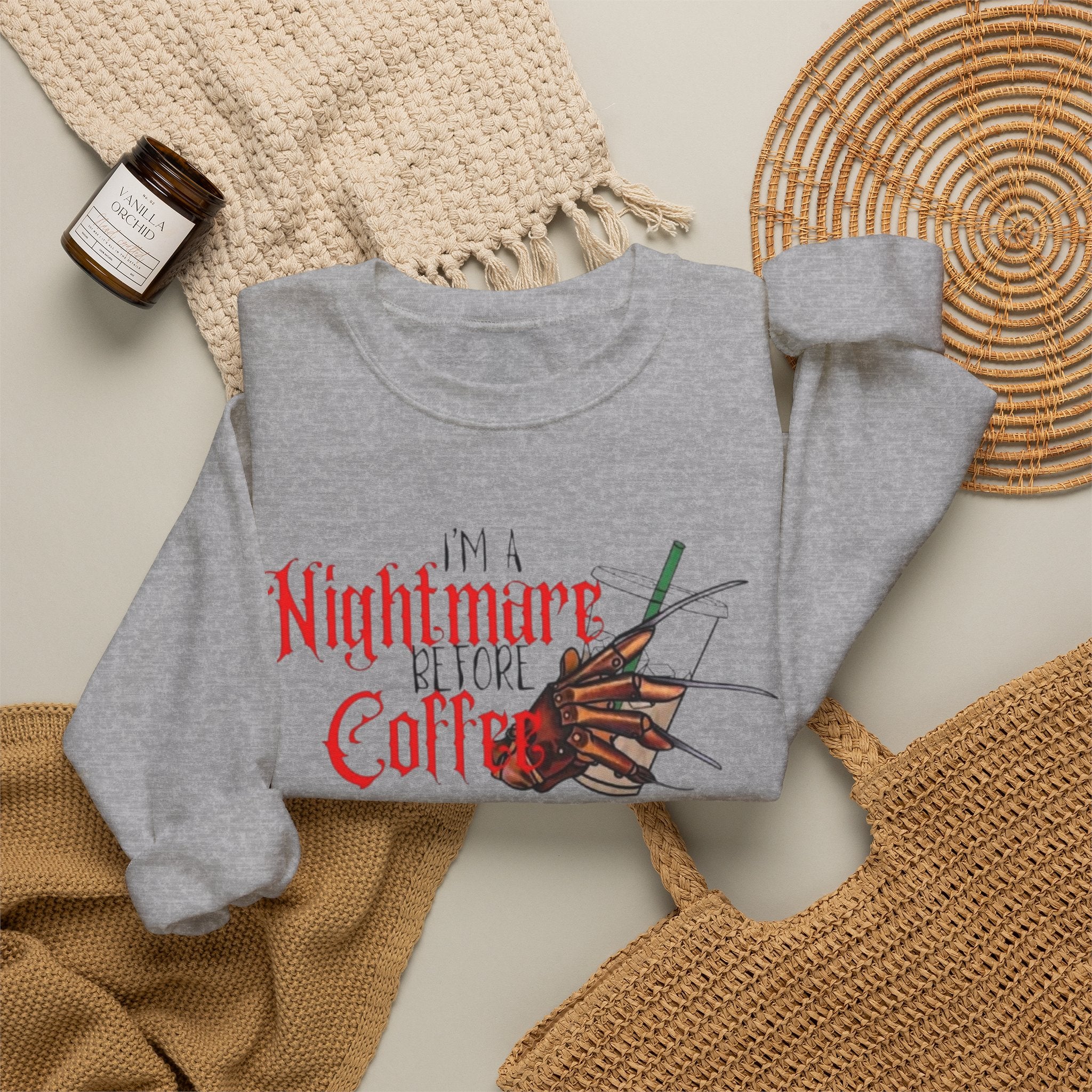 Nightmare Before Coffee Sweatshirt
