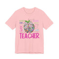 Teacher Apple Graphic Tee | Inspirational Words School Staff Gift