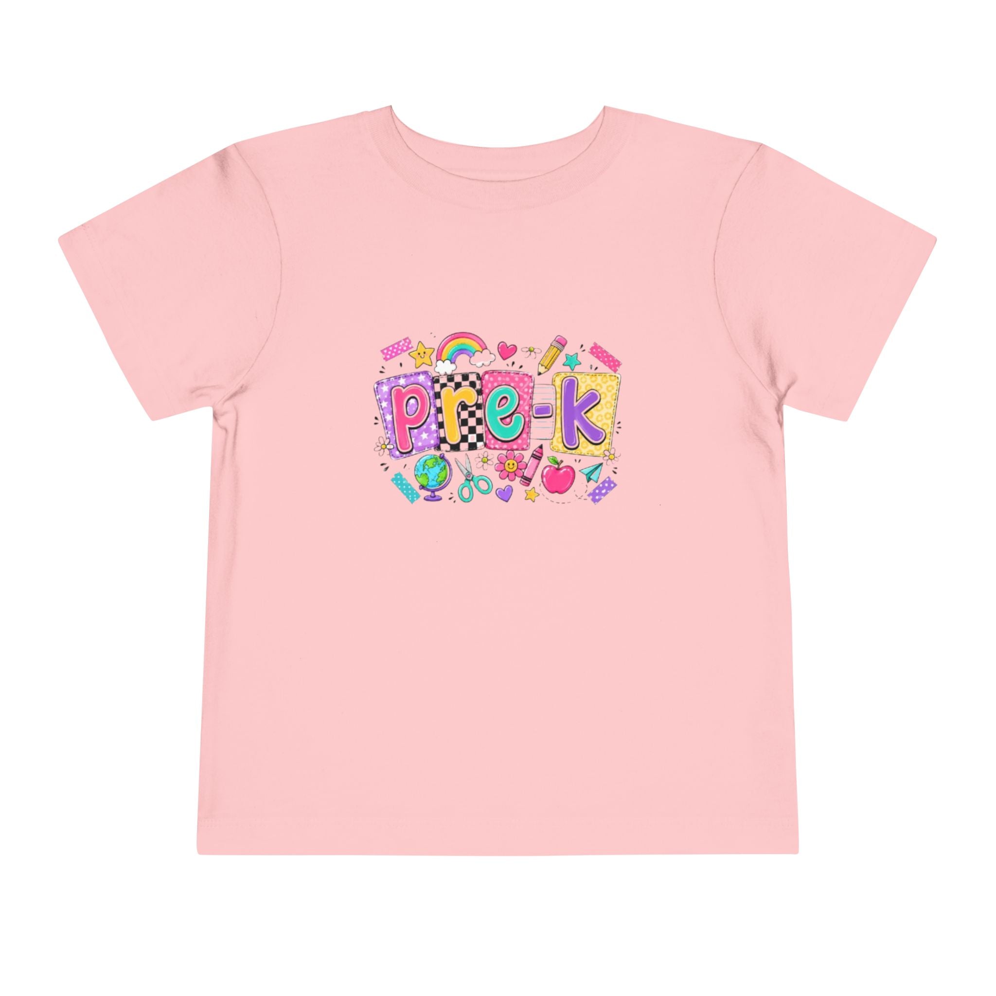 Pre-K Toddler Tee | Colorful School Days Preschool Shirt