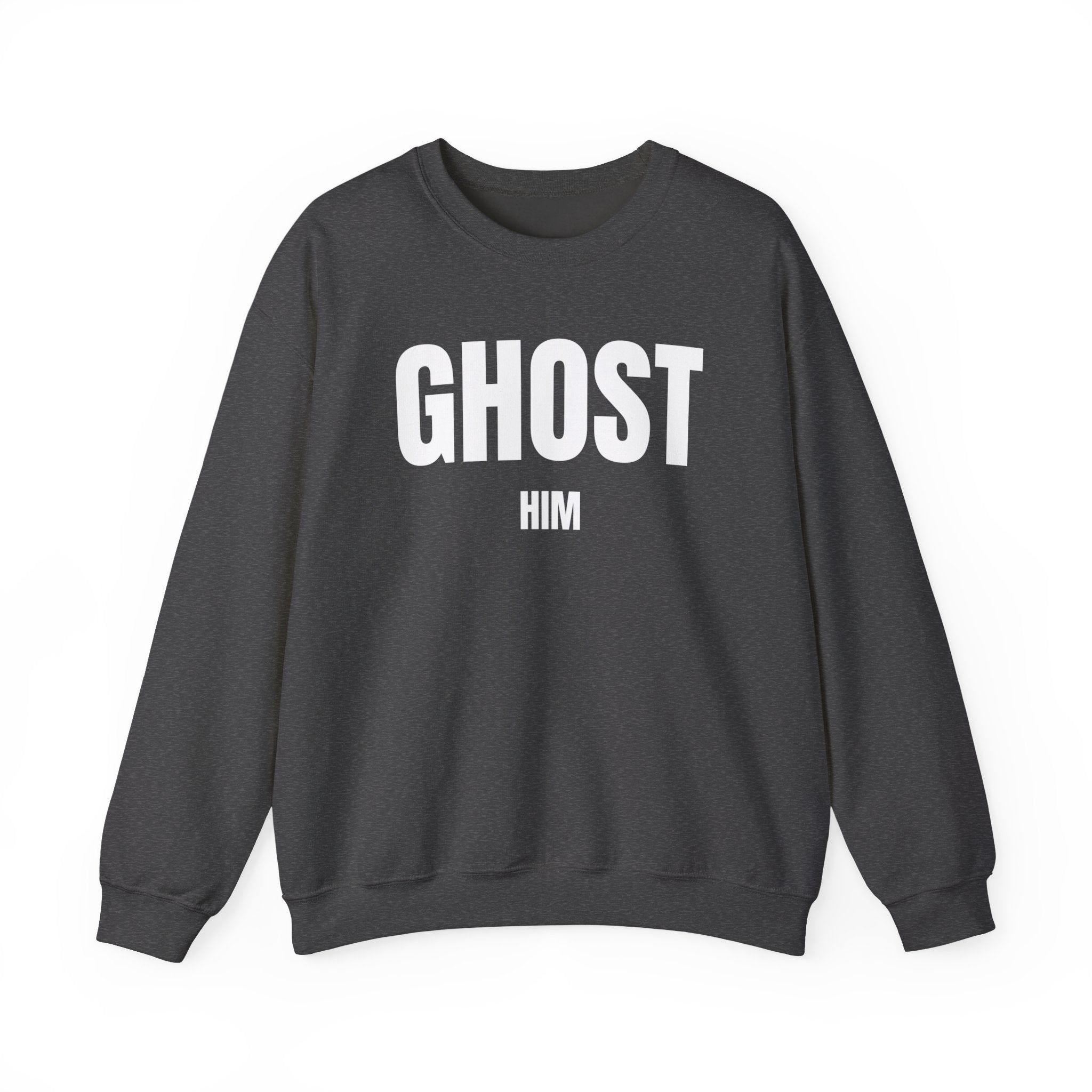 Ghost Him Crewneck Sweatshirt | Bold Halloween/Graphic