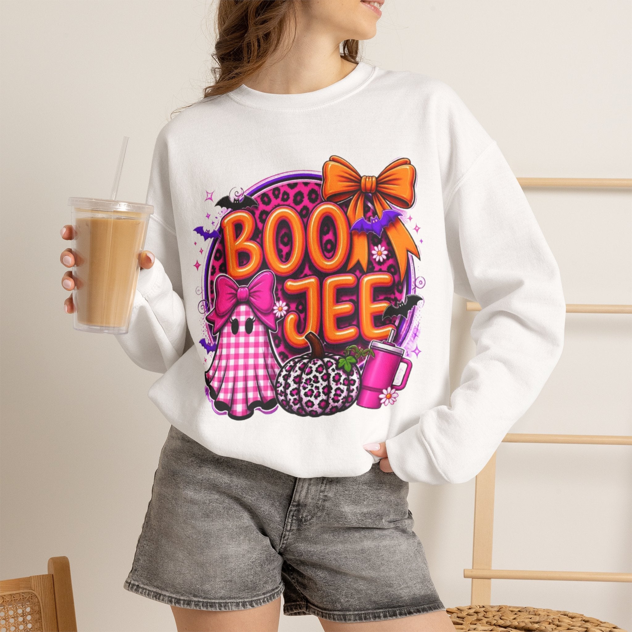 Boo Jee Halloween Crewneck Sweatshirt