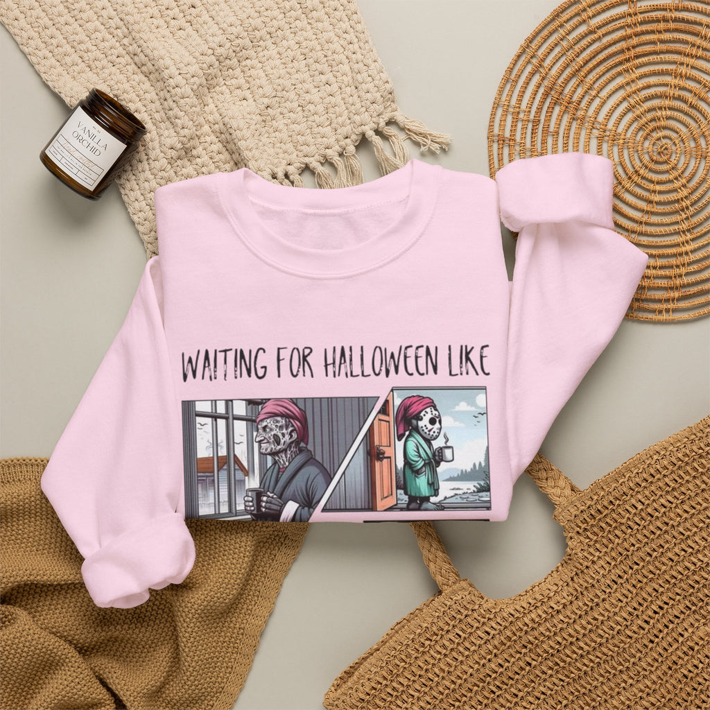 Halloween Waiting Crewneck Sweatshirt