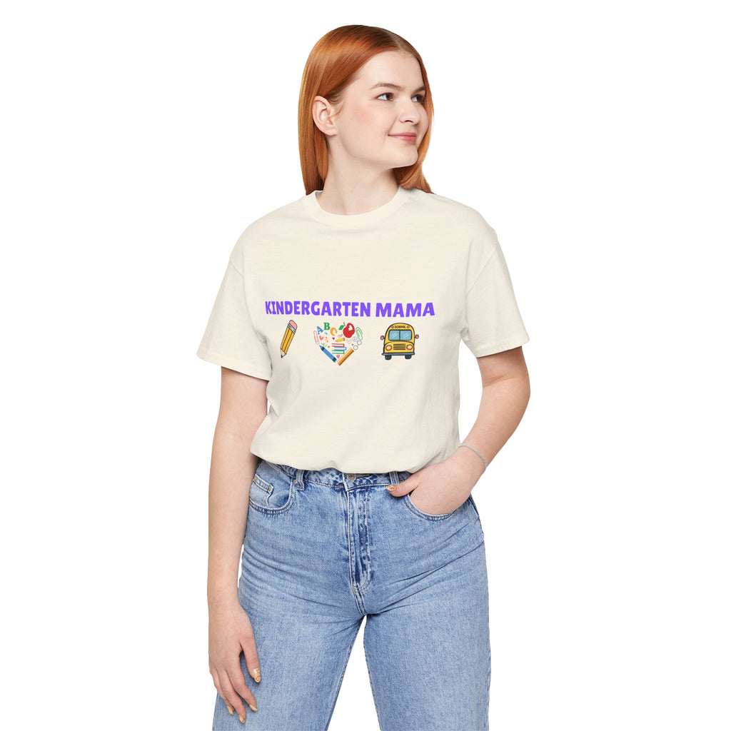 Kindergarten Mama T-Shirt | Cute School Mom Tee