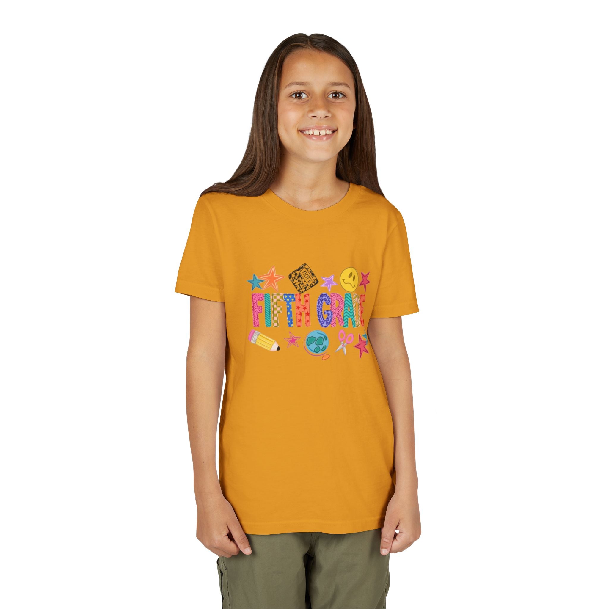 Fifth Grade Kids T‑Shirt | Colorful Back‑to‑School Elementary Tee