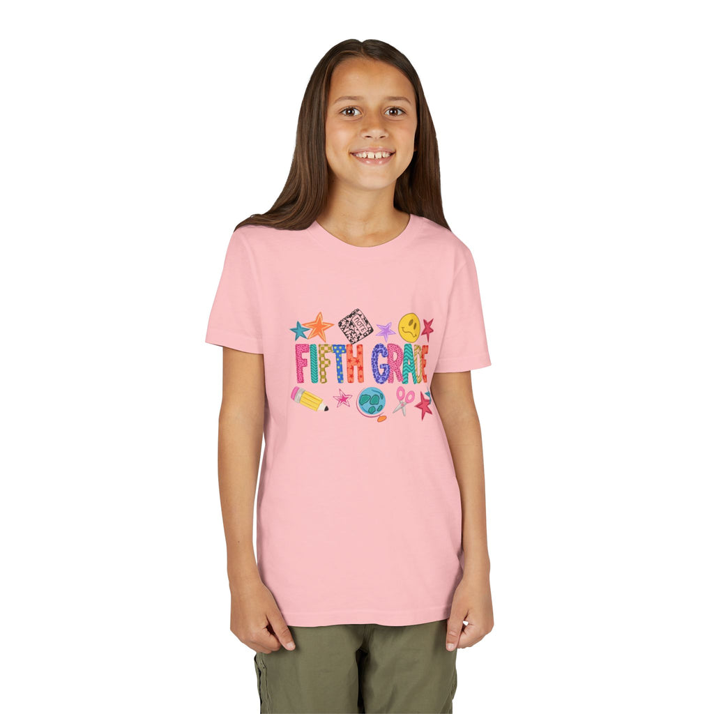 Fifth Grade Kids T‑Shirt | Colorful Back‑to‑School Elementary Tee