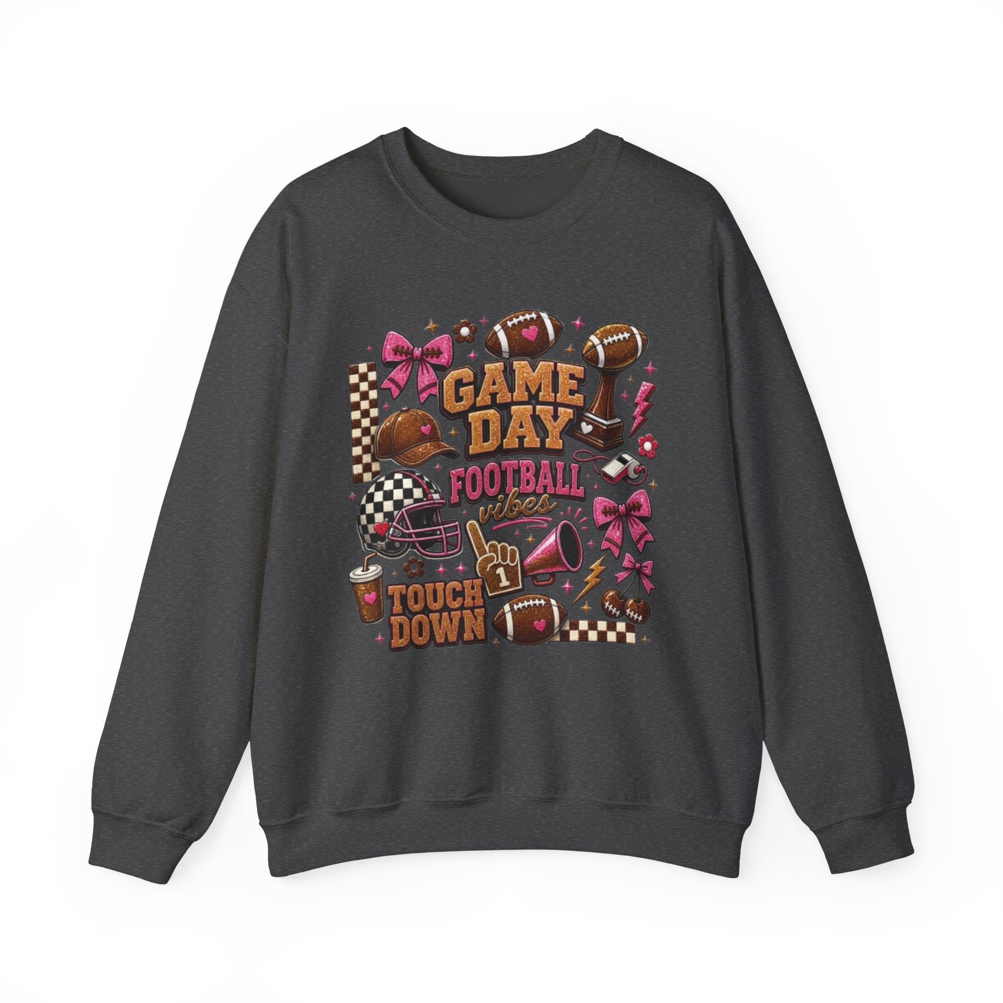 Game Day Football Crewneck Sweatshirt