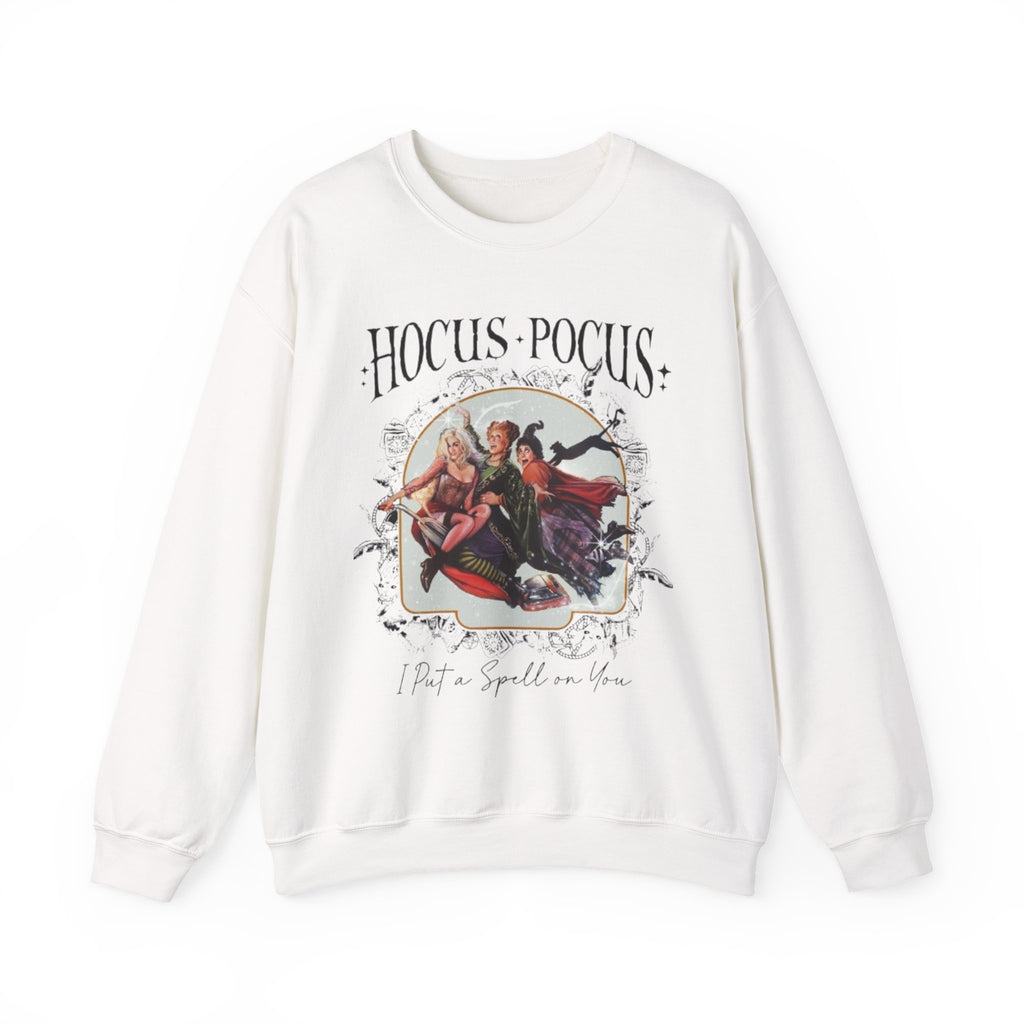 Hocus Pocus Vintage Witch Crewneck Sweatshirt | “I Put a Spell on You”