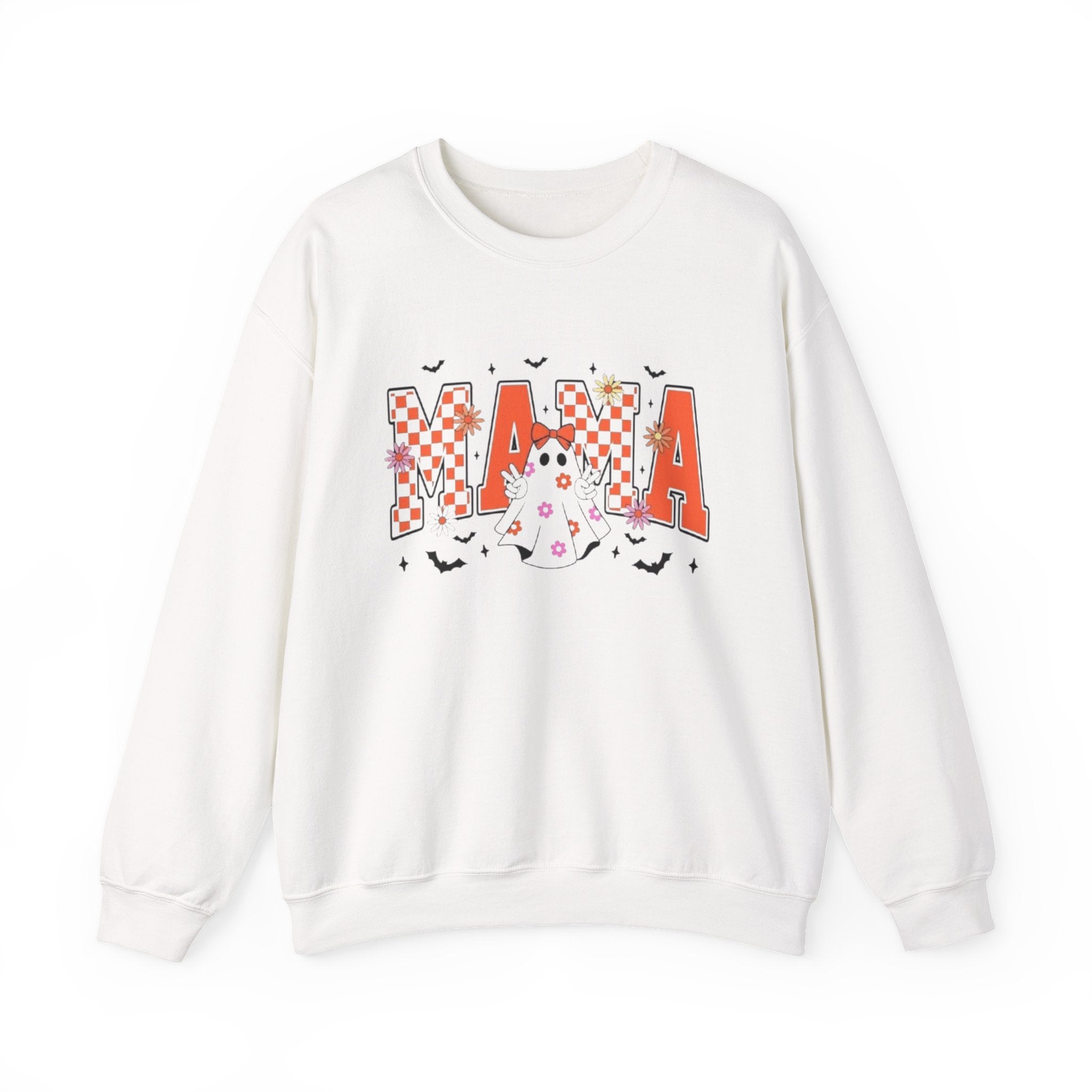 Mama Ghosts Crewneck | Halloween Mama Graphic Sweatshirt