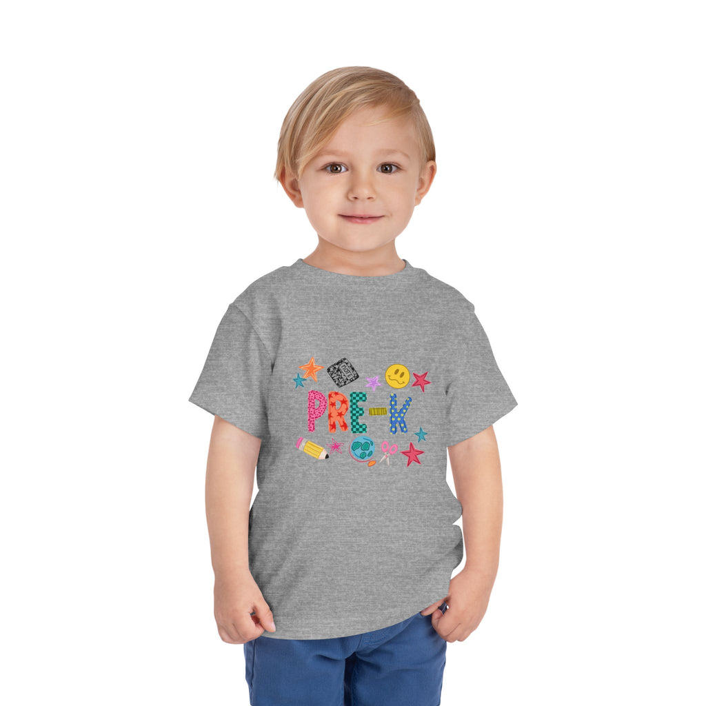 Pre-K Toddler Tee | Colorful Back-to-School Preschool Shirt