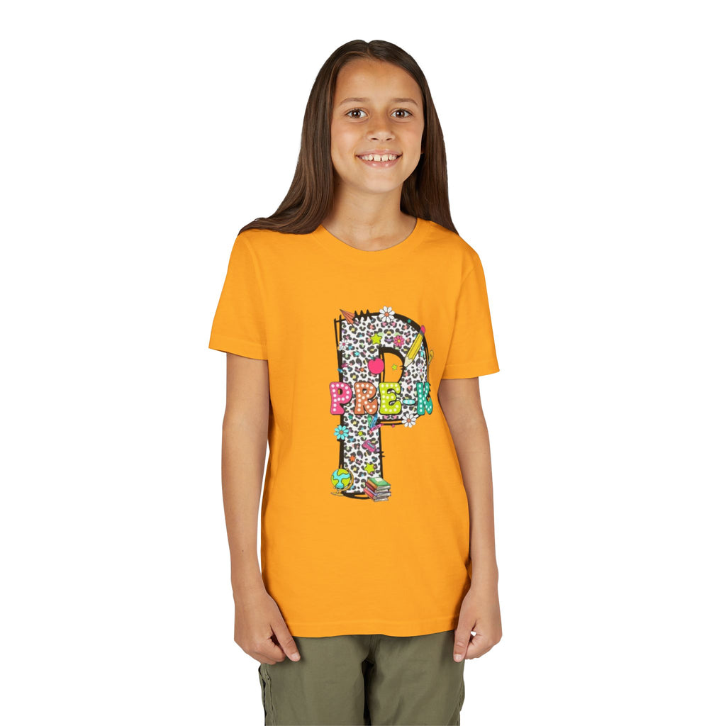 Youth T-Shirt | Colorful Patterned 'Pre-K'