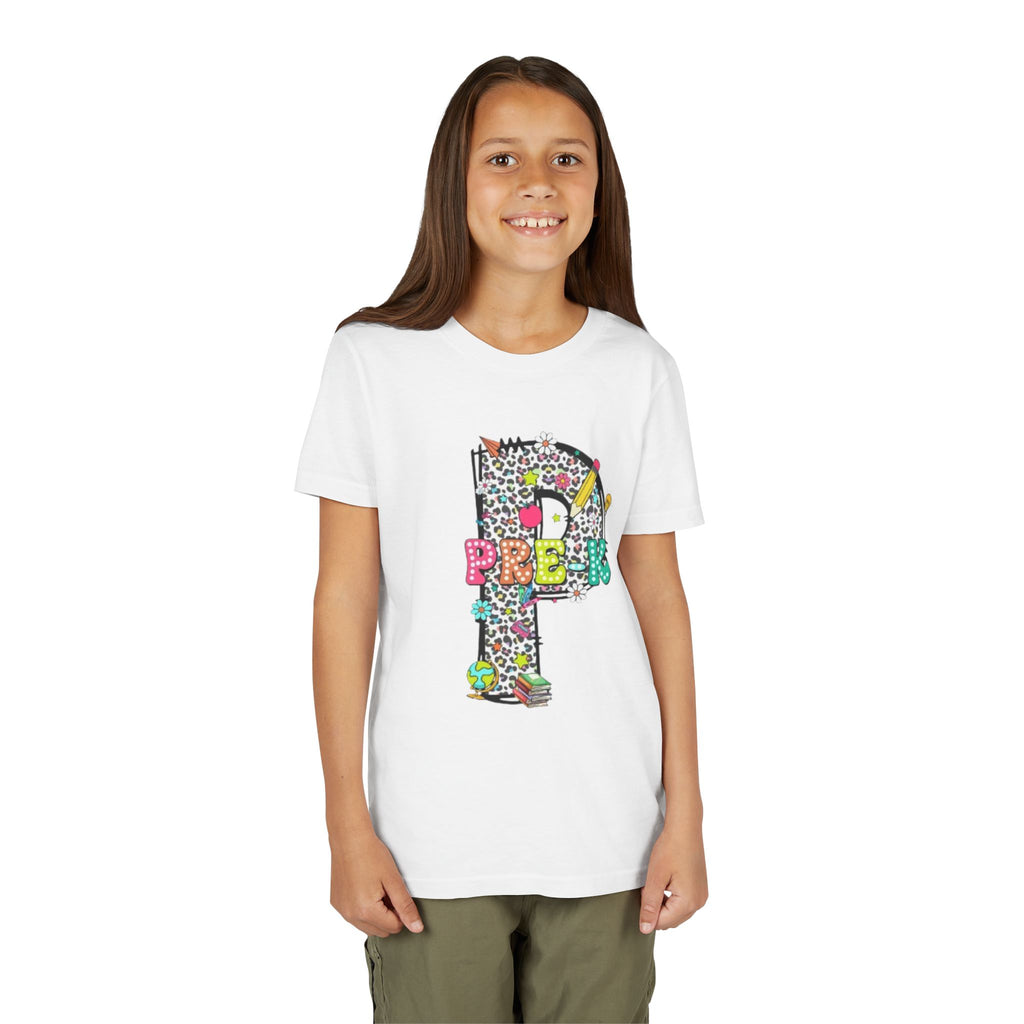 Youth T-Shirt | Colorful Patterned 'Pre-K'