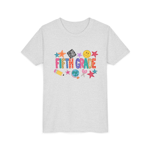 Fifth Grade Kids T‑Shirt | Colorful Back‑to‑School Elementary Tee