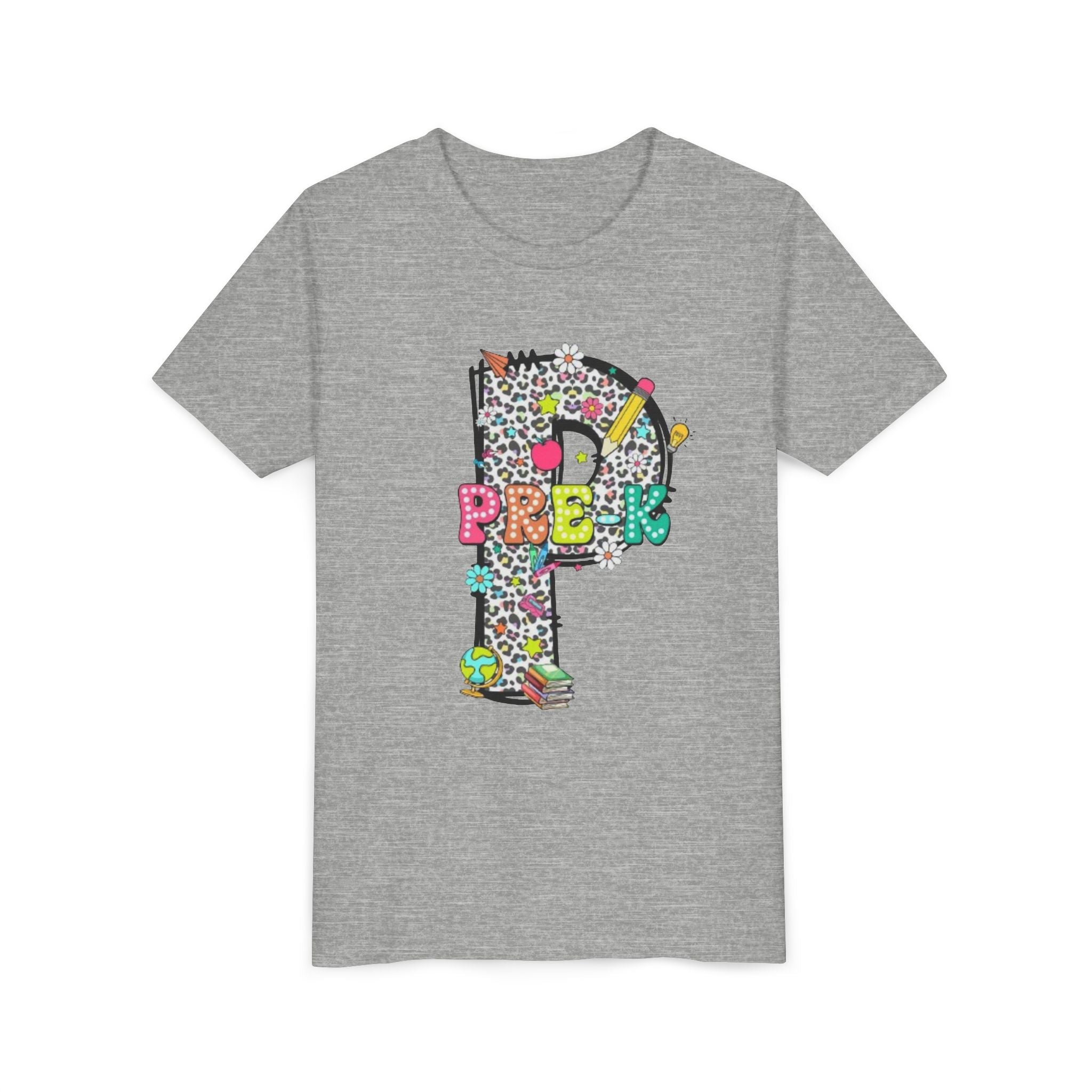 Youth T-Shirt | Colorful Patterned 'Pre-K'