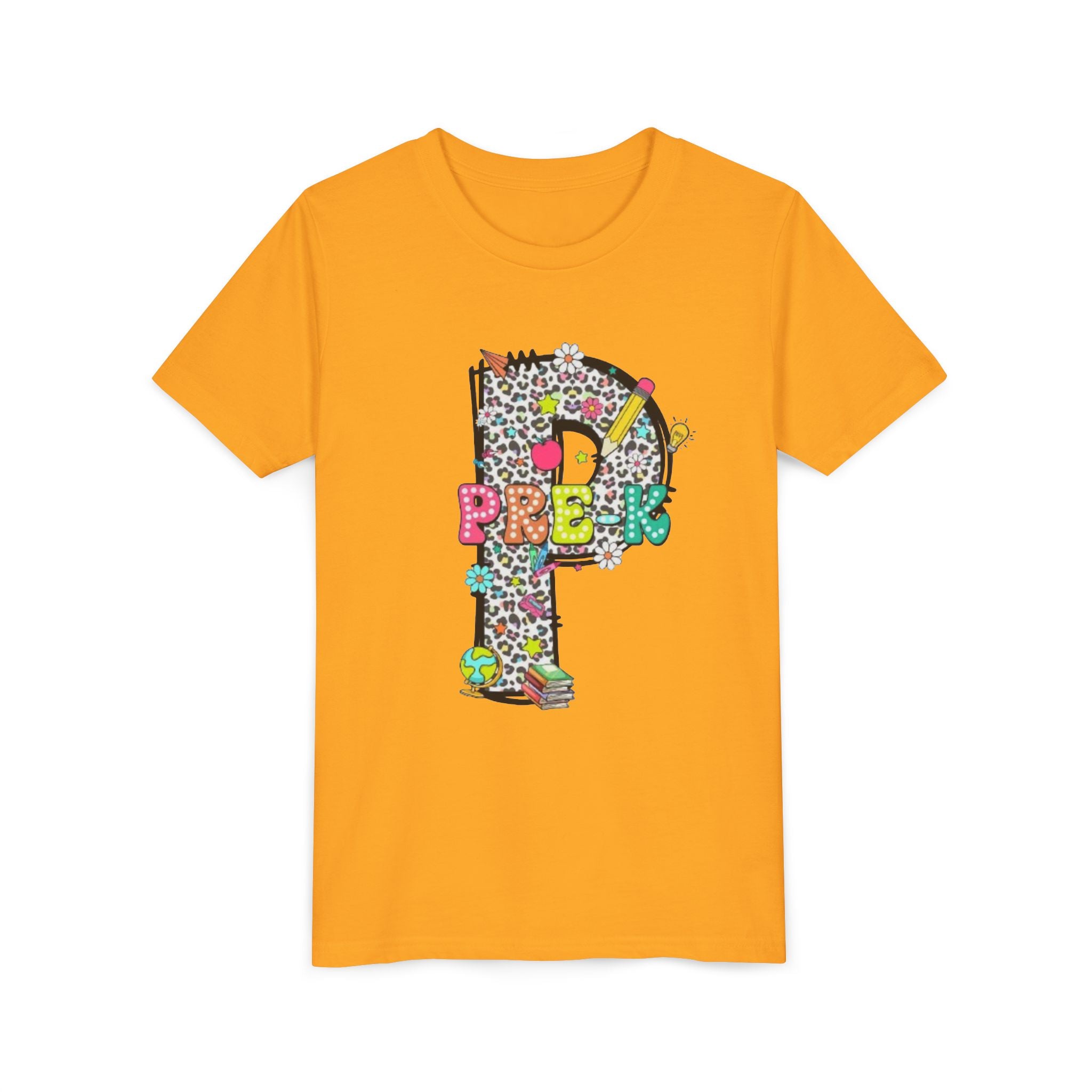 Youth T-Shirt | Colorful Patterned 'Pre-K'