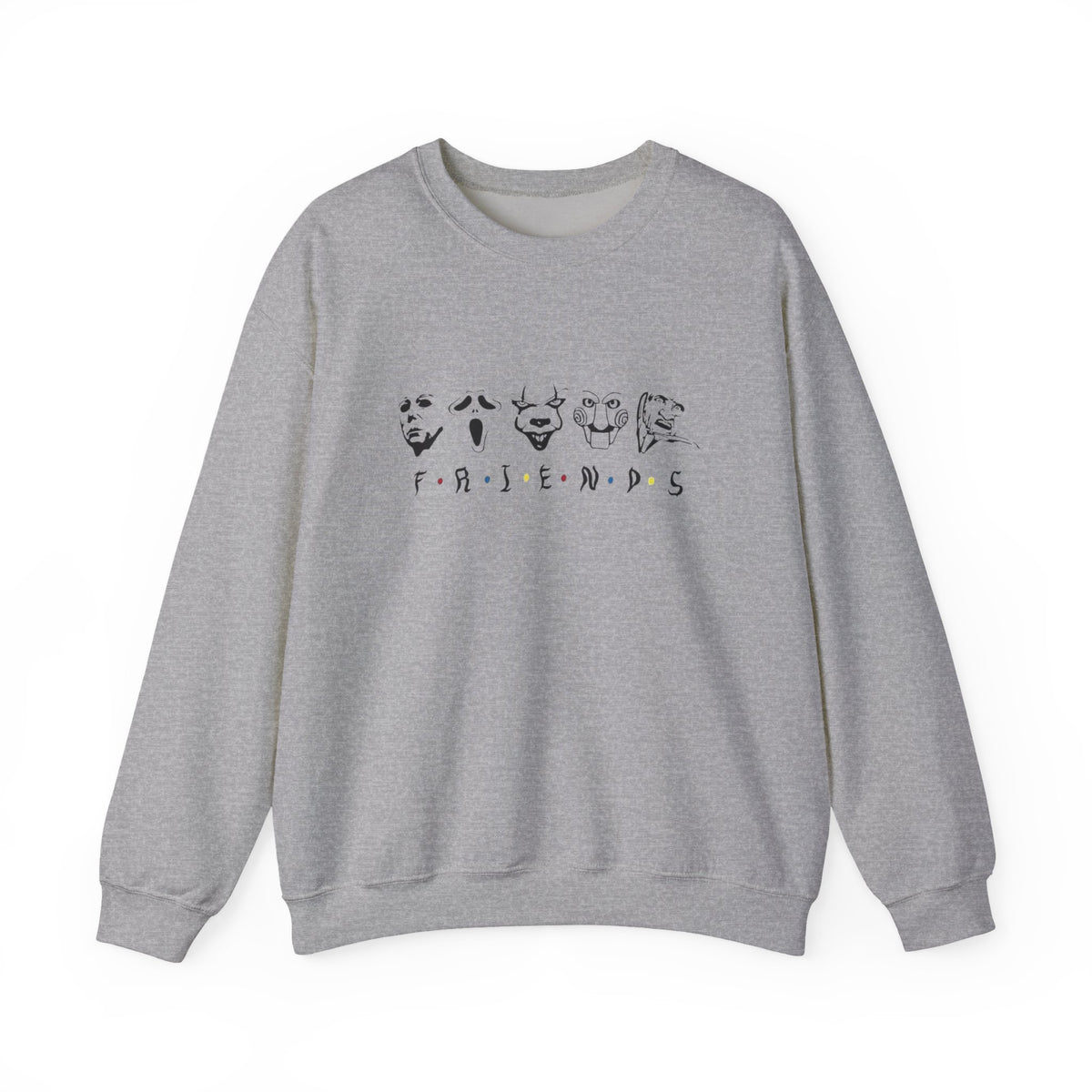 The Faces Of Halloween Crewneck Sweatshirt