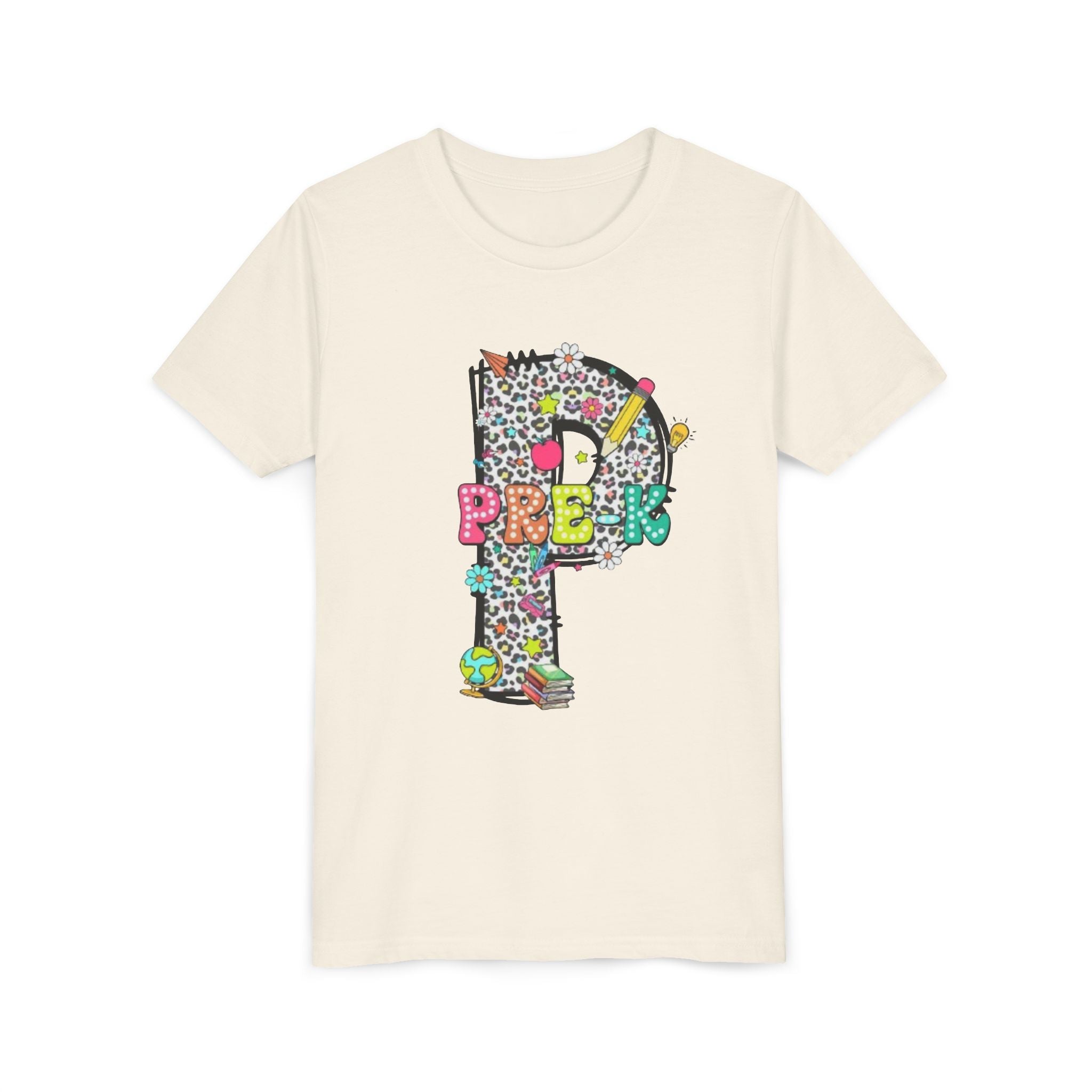 Youth T-Shirt | Colorful Patterned 'Pre-K'
