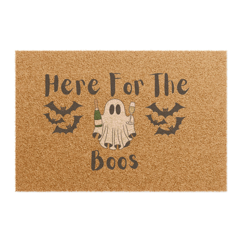 Here for the Boos Doormat | Halloween Ghost Welcome Mat