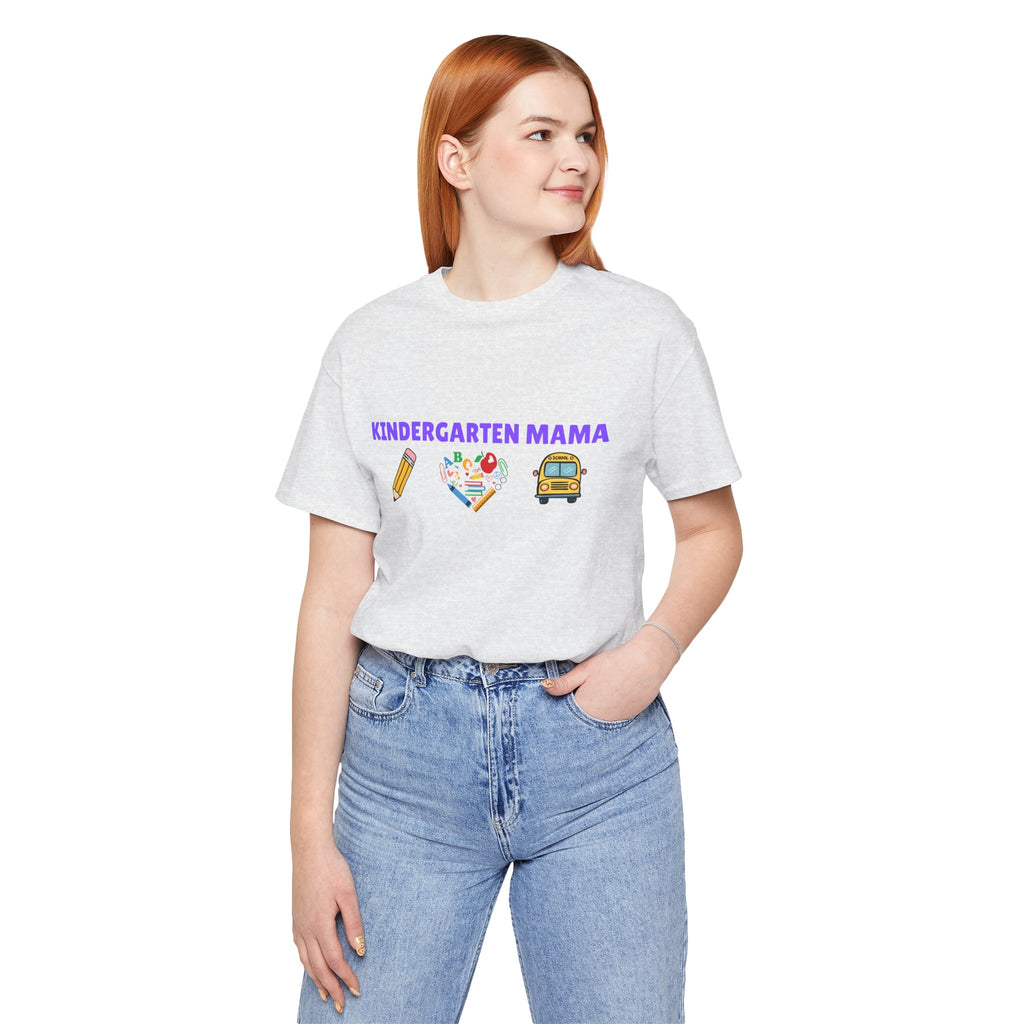 Kindergarten Mama T-Shirt | Cute School Mom Tee