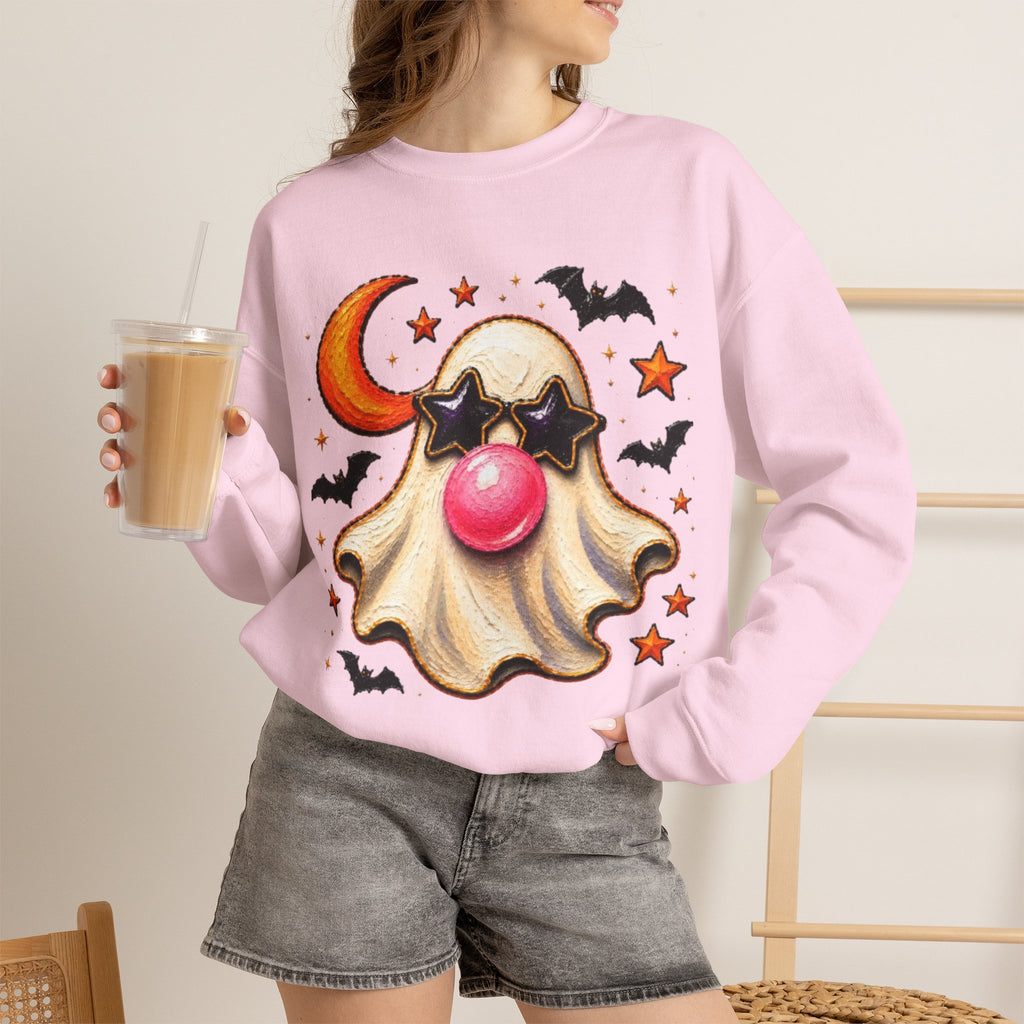 Halloween Ghost Crewneck Sweatshirt