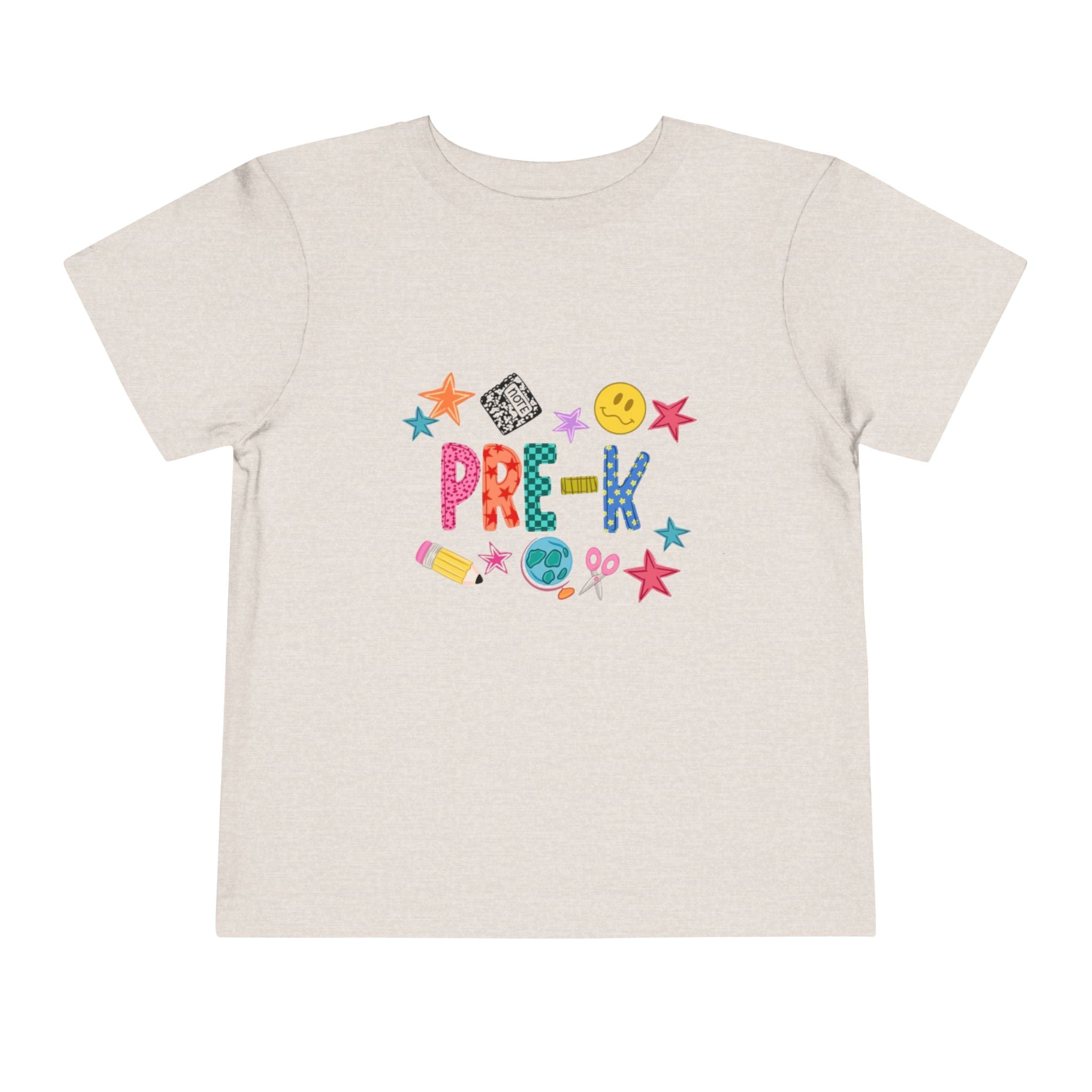 Pre-K Toddler Tee | Colorful Back-to-School Preschool Shirt